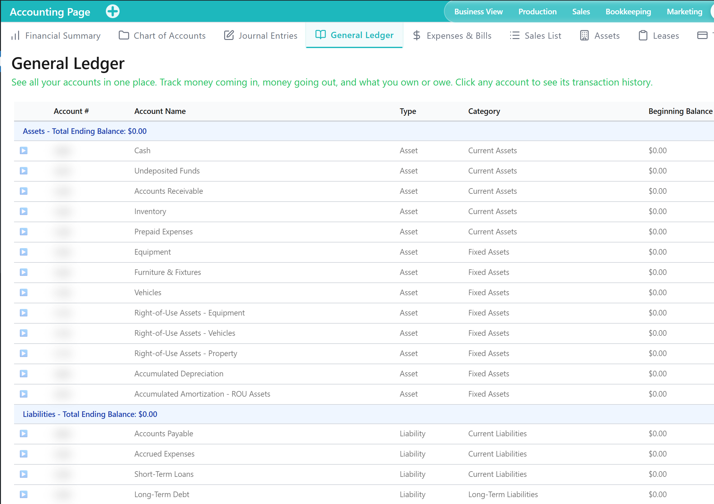 General Ledger